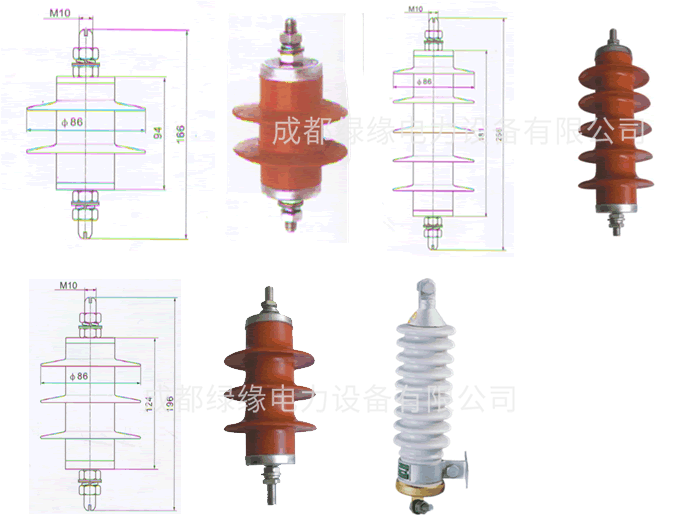 HY5WS-5/15、HY5WS-3.8/15配電型避雷器